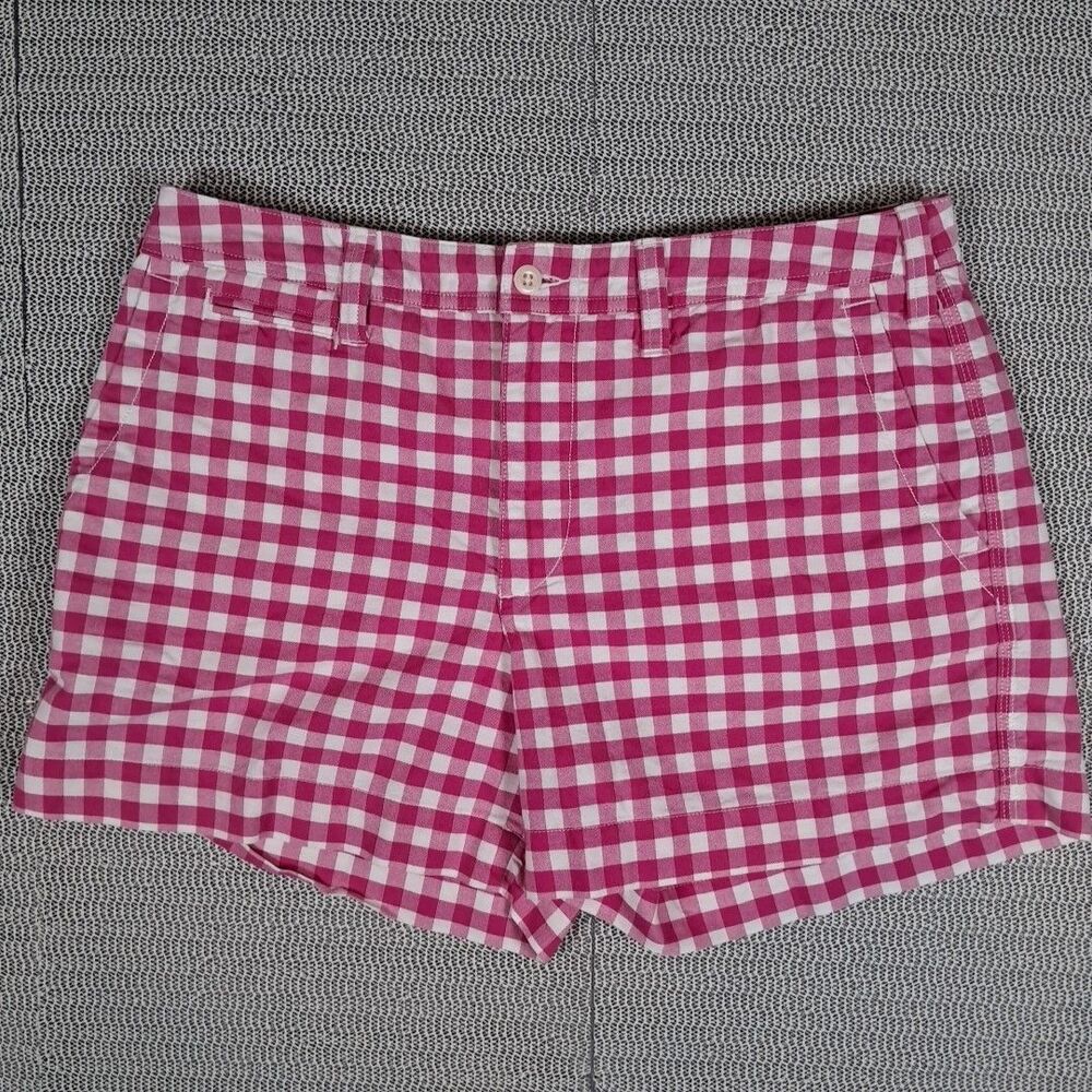Polo Ralph Lauren Shorts Women’s Size 10 Pink And White plaid  Gingham Preppy